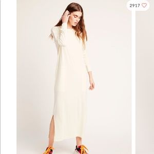 Free people midi tshirt dress - day off NWT